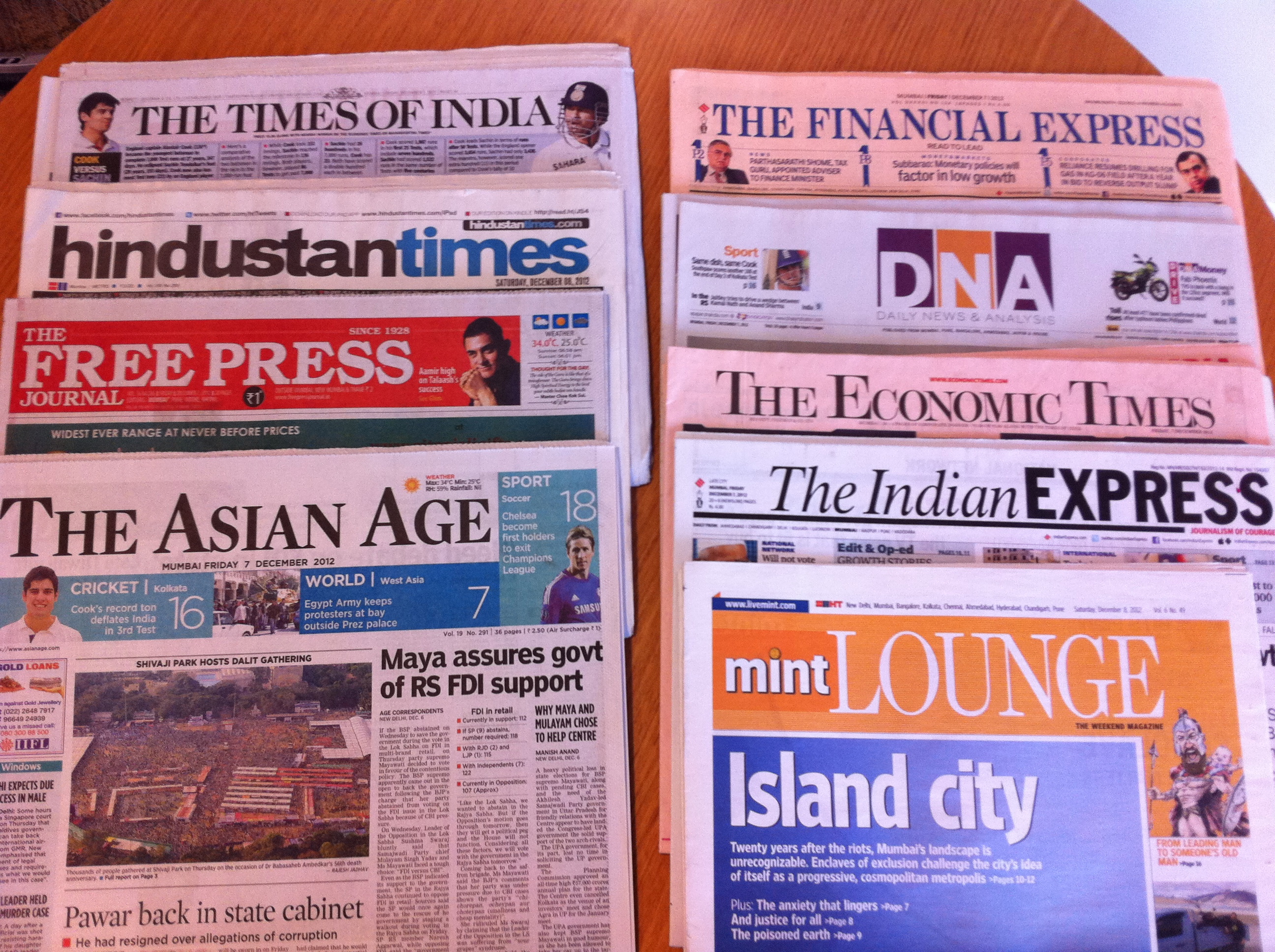 Contrary to the media landscape in much of the west, Indian publications are seeing increased readership. 